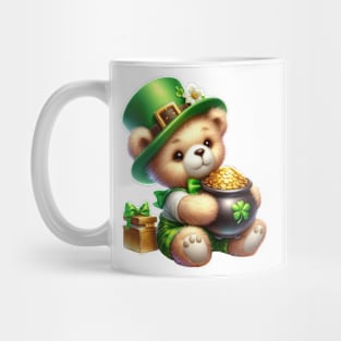 St Patricks Day Teddy Bear Mug